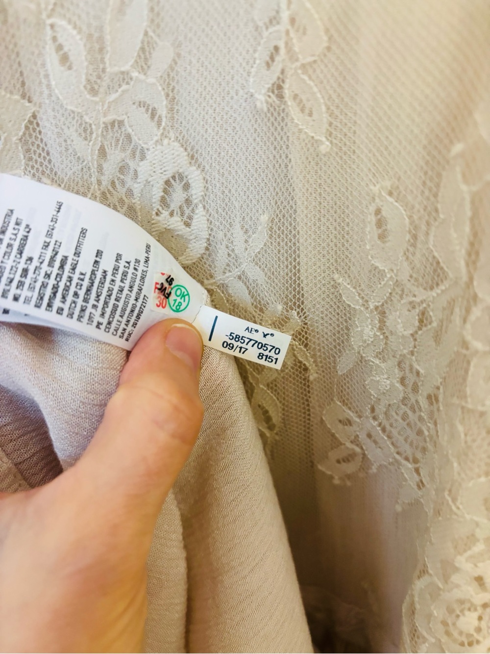 American Eagle Outfitters Boho Bridal Top XXL - Picture 9 of 9